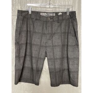 BKE Buckle Hybrid Men's Standard Fit Gray‎ Shorts 31